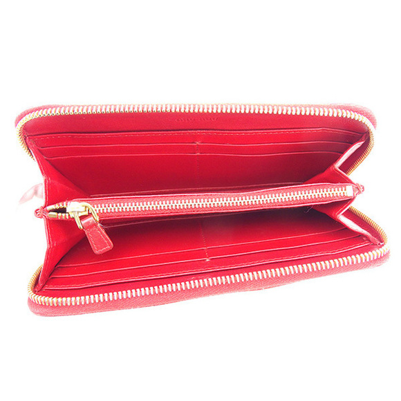 Miu Miu Long Wallet Crocodile Red T796 - Picture 5 of 8